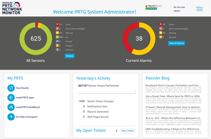 Welcome Page